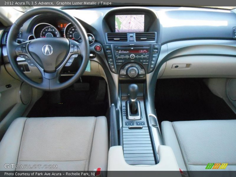 Graphite Luster Metallic / Taupe 2012 Acura TL 3.5 Advance
