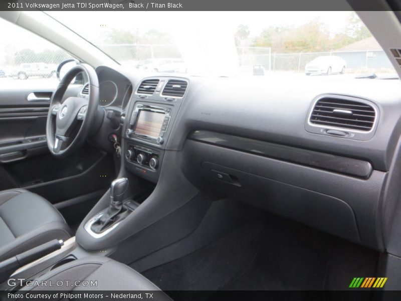 Black / Titan Black 2011 Volkswagen Jetta TDI SportWagen