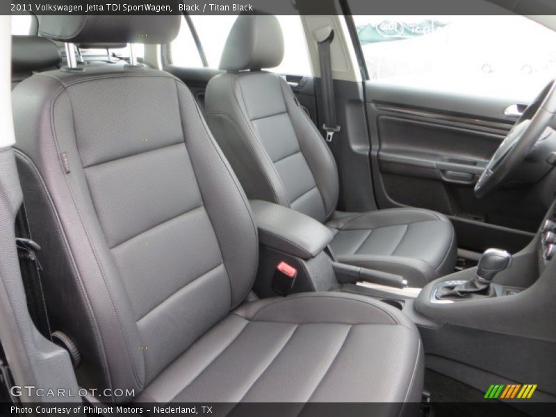 Black / Titan Black 2011 Volkswagen Jetta TDI SportWagen