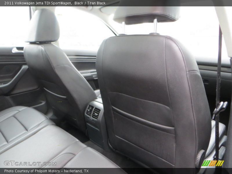 Black / Titan Black 2011 Volkswagen Jetta TDI SportWagen