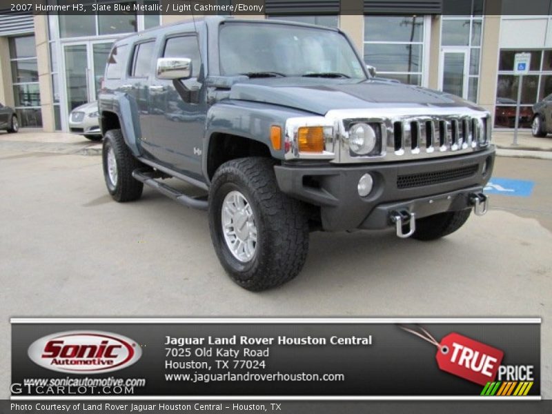 Slate Blue Metallic / Light Cashmere/Ebony 2007 Hummer H3