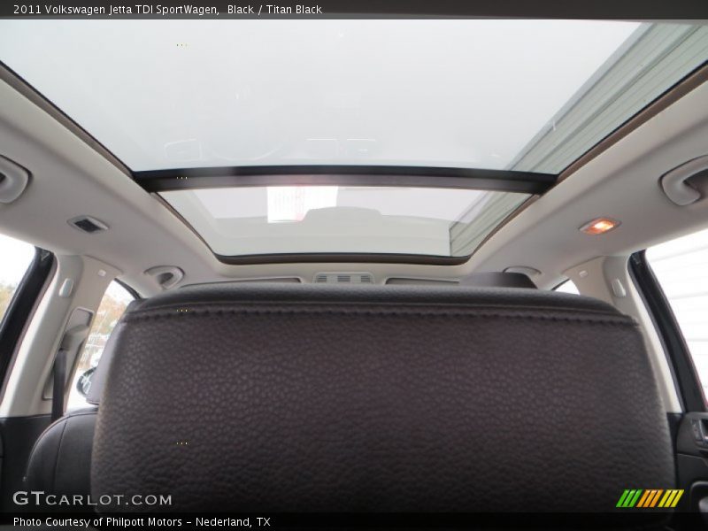 Black / Titan Black 2011 Volkswagen Jetta TDI SportWagen
