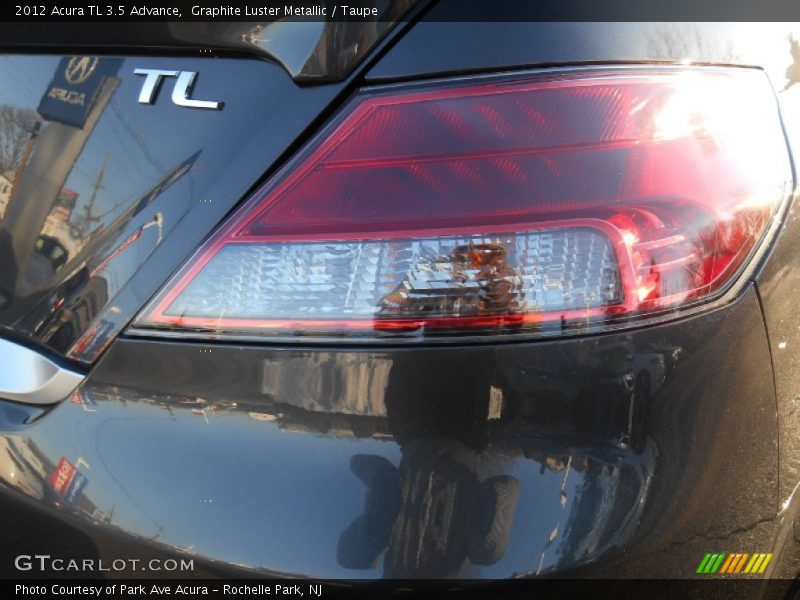 Graphite Luster Metallic / Taupe 2012 Acura TL 3.5 Advance
