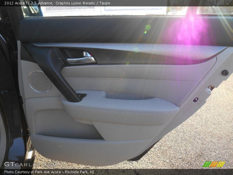 Graphite Luster Metallic / Taupe 2012 Acura TL 3.5 Advance