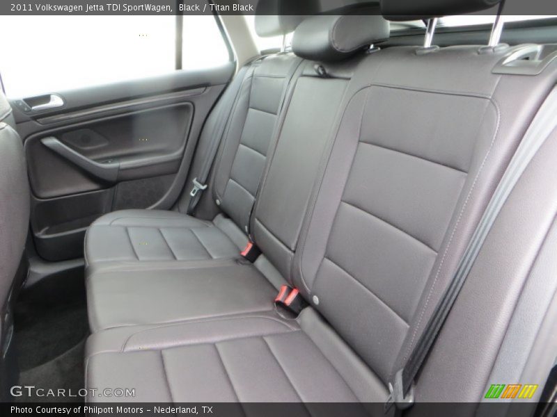Black / Titan Black 2011 Volkswagen Jetta TDI SportWagen