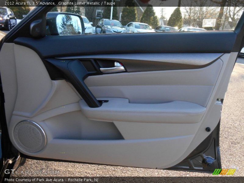 Graphite Luster Metallic / Taupe 2012 Acura TL 3.5 Advance