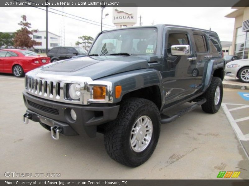 Slate Blue Metallic / Light Cashmere/Ebony 2007 Hummer H3