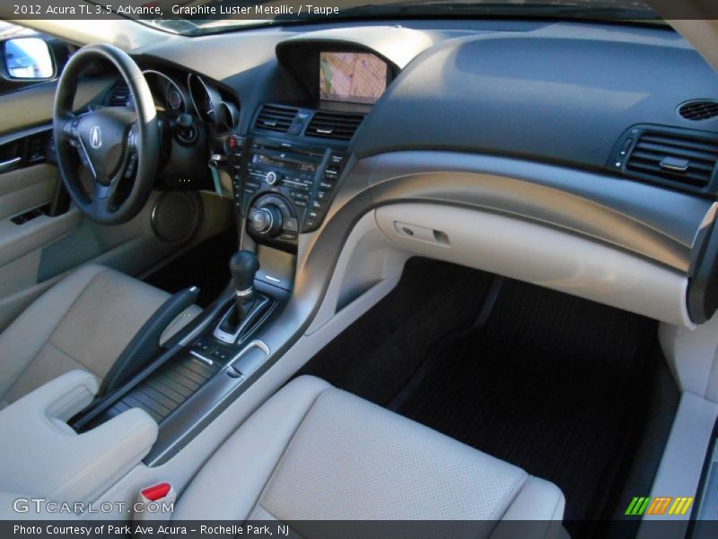 Graphite Luster Metallic / Taupe 2012 Acura TL 3.5 Advance