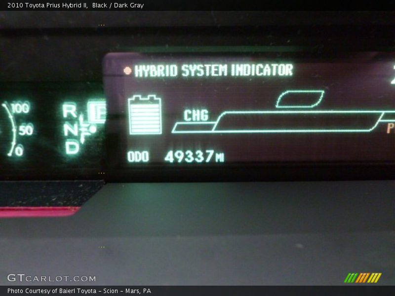 Black / Dark Gray 2010 Toyota Prius Hybrid II