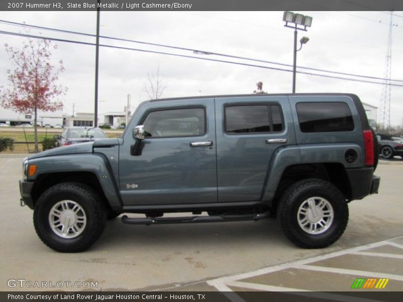 Slate Blue Metallic / Light Cashmere/Ebony 2007 Hummer H3