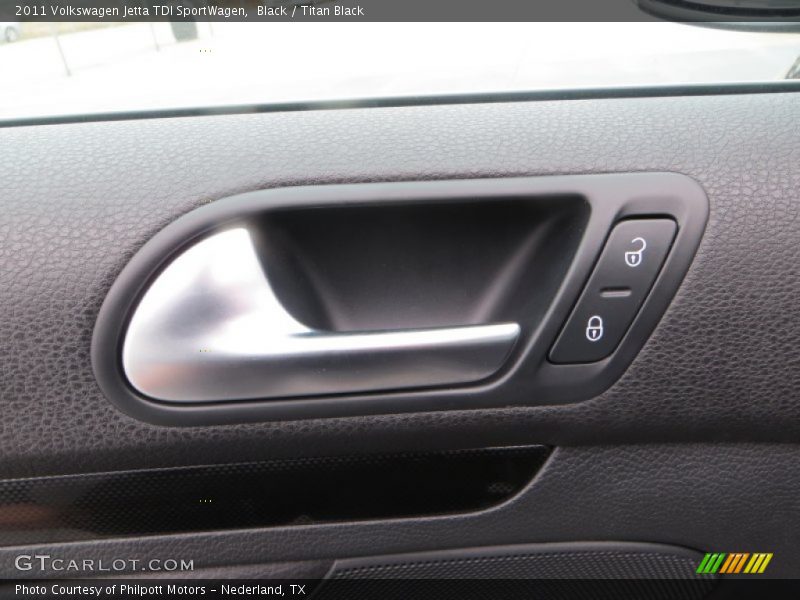 Black / Titan Black 2011 Volkswagen Jetta TDI SportWagen