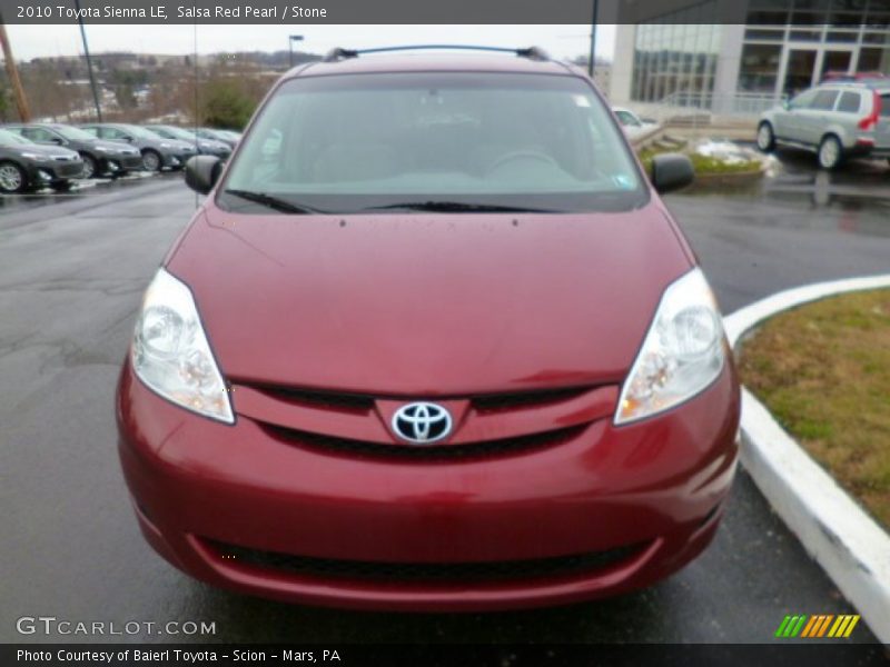 Salsa Red Pearl / Stone 2010 Toyota Sienna LE