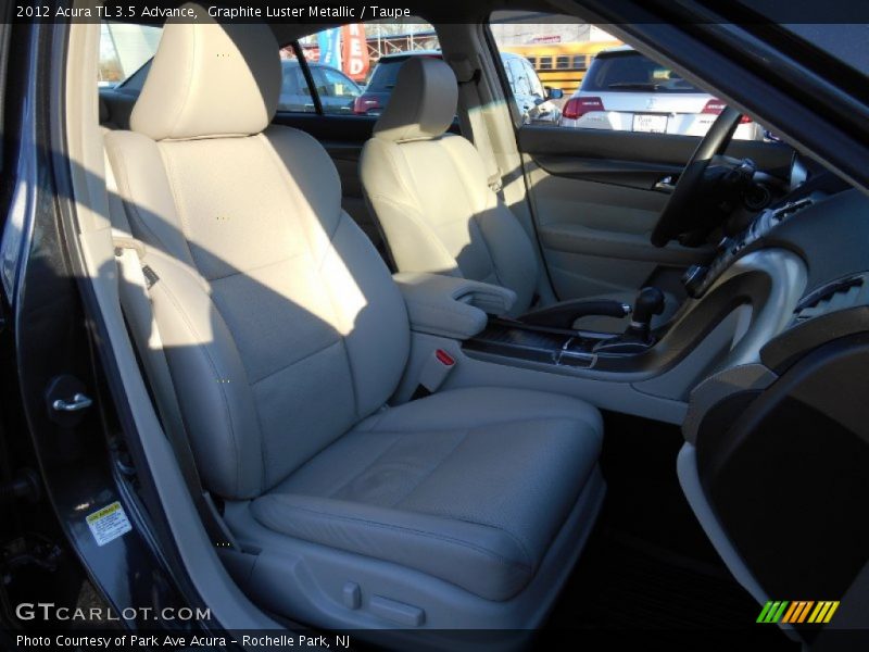 Graphite Luster Metallic / Taupe 2012 Acura TL 3.5 Advance