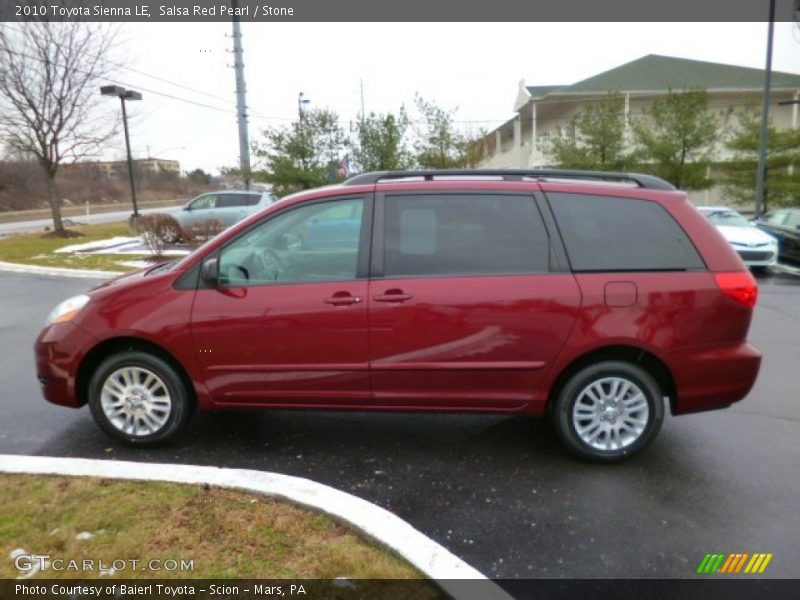  2010 Sienna LE Salsa Red Pearl