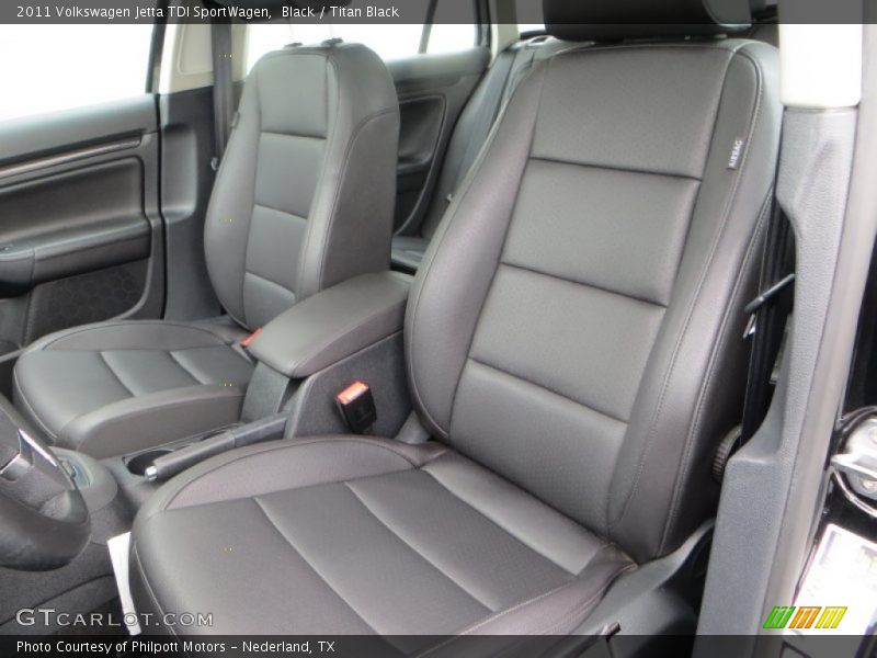 Black / Titan Black 2011 Volkswagen Jetta TDI SportWagen