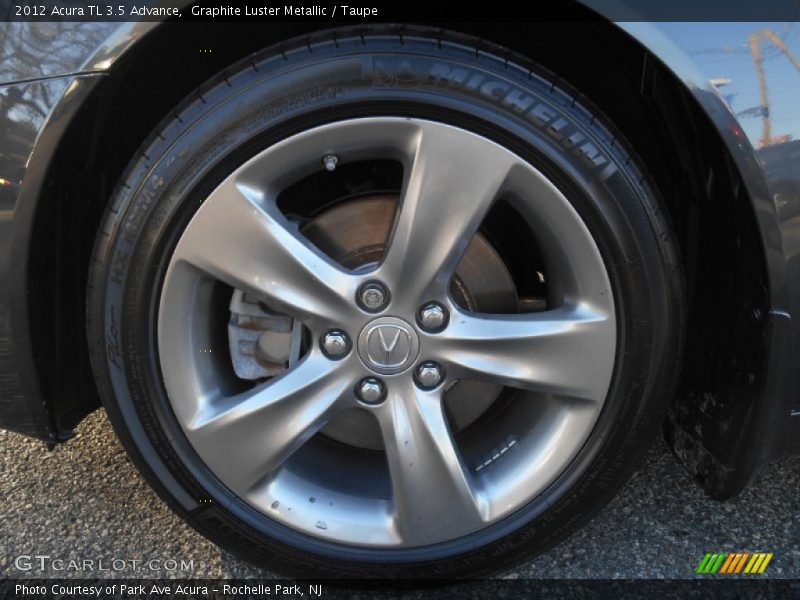 Graphite Luster Metallic / Taupe 2012 Acura TL 3.5 Advance