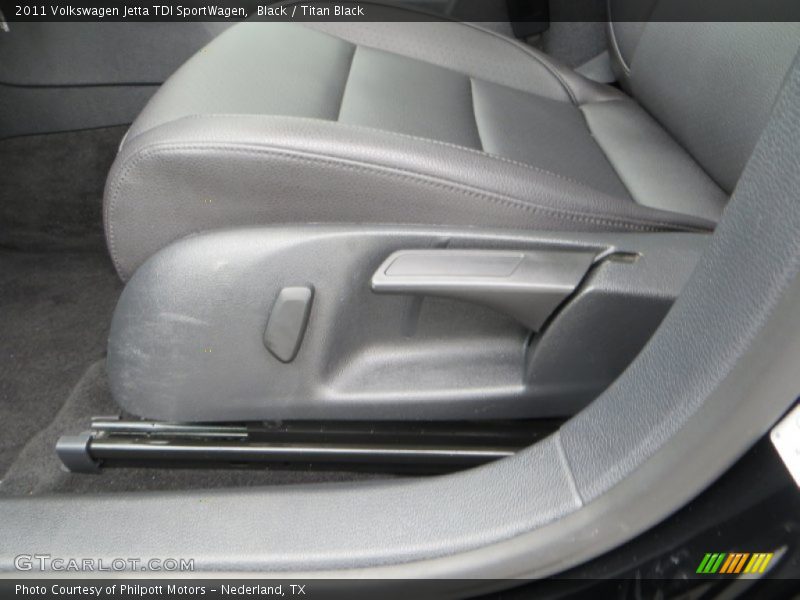 Black / Titan Black 2011 Volkswagen Jetta TDI SportWagen