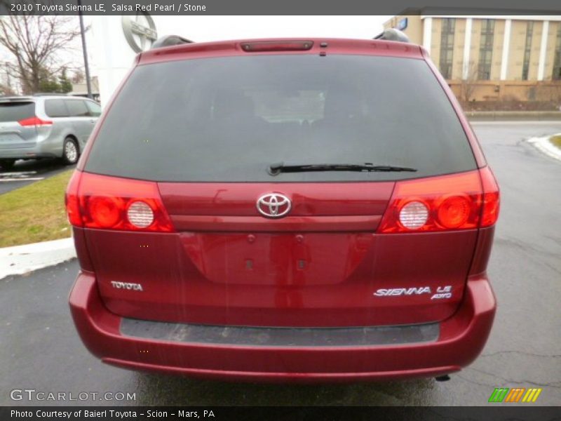 Salsa Red Pearl / Stone 2010 Toyota Sienna LE