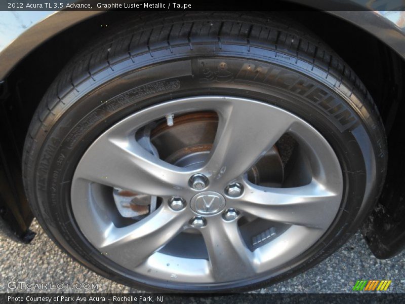 Graphite Luster Metallic / Taupe 2012 Acura TL 3.5 Advance