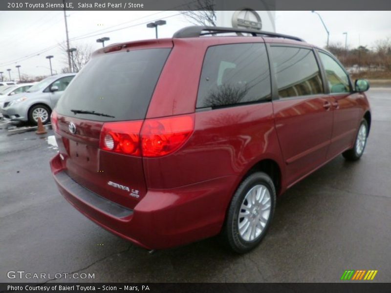Salsa Red Pearl / Stone 2010 Toyota Sienna LE