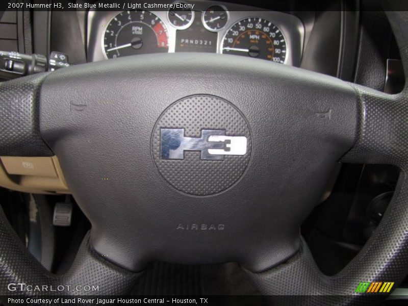 Slate Blue Metallic / Light Cashmere/Ebony 2007 Hummer H3