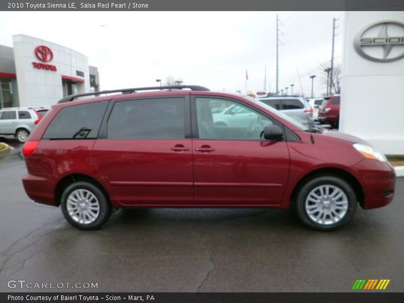 Salsa Red Pearl / Stone 2010 Toyota Sienna LE