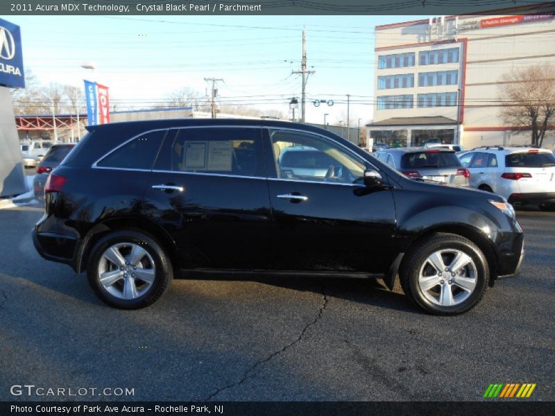 Crystal Black Pearl / Parchment 2011 Acura MDX Technology
