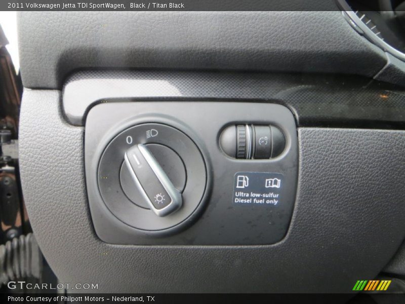 Black / Titan Black 2011 Volkswagen Jetta TDI SportWagen