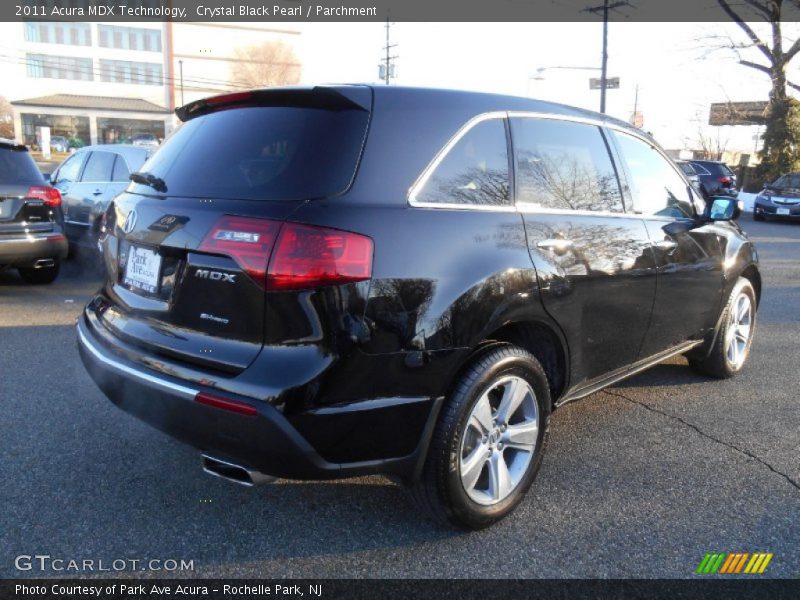Crystal Black Pearl / Parchment 2011 Acura MDX Technology