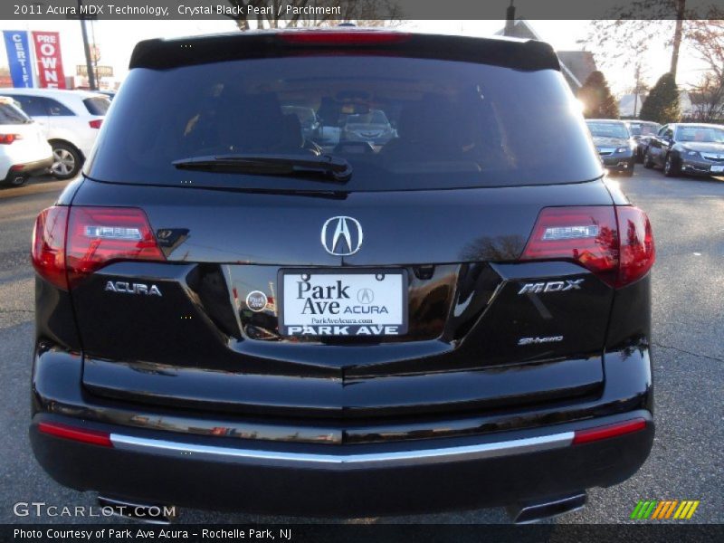 Crystal Black Pearl / Parchment 2011 Acura MDX Technology