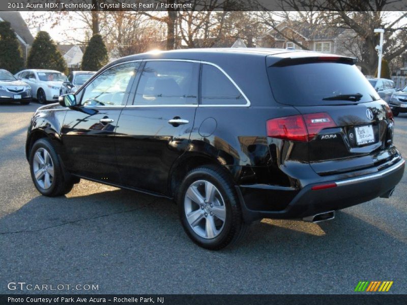 Crystal Black Pearl / Parchment 2011 Acura MDX Technology