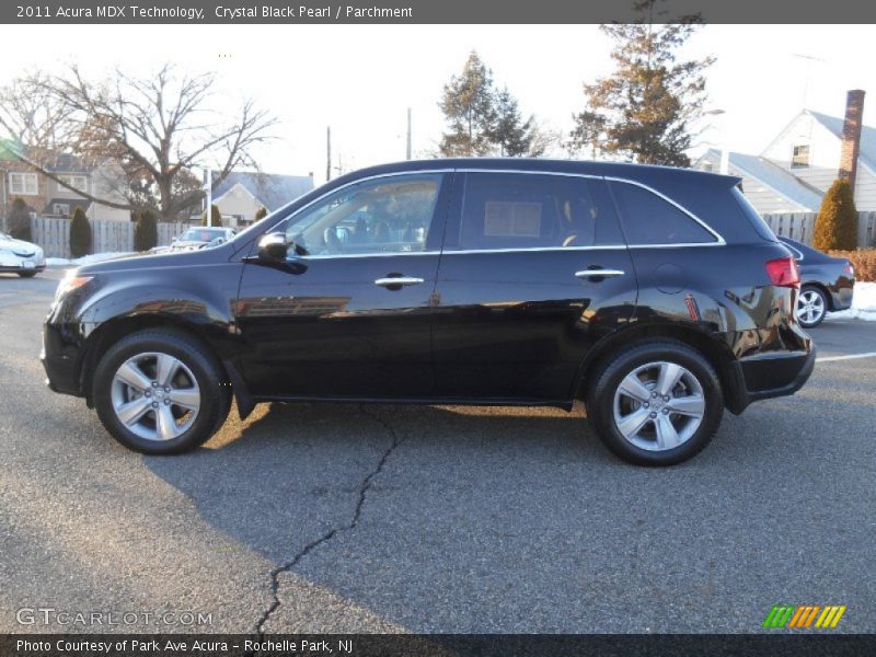 Crystal Black Pearl / Parchment 2011 Acura MDX Technology