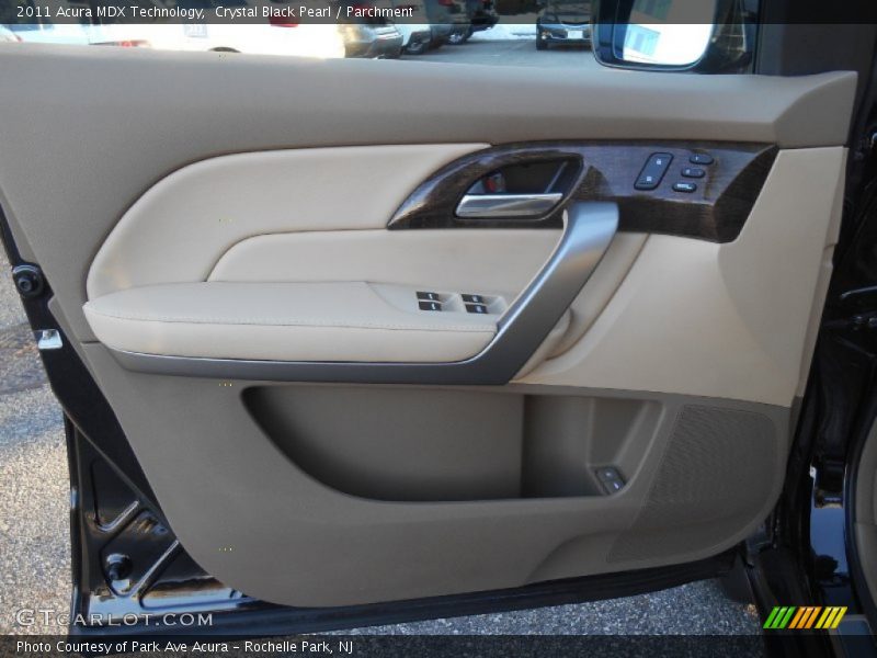 Crystal Black Pearl / Parchment 2011 Acura MDX Technology