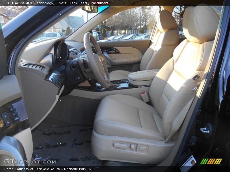 Front Seat of 2011 MDX Technology