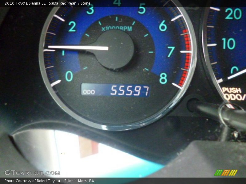 Salsa Red Pearl / Stone 2010 Toyota Sienna LE
