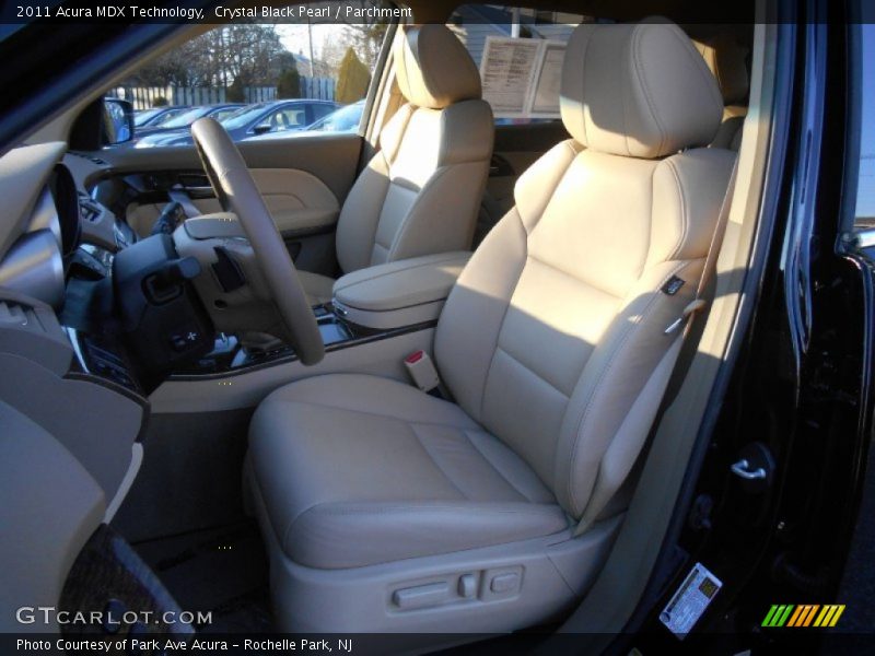 Crystal Black Pearl / Parchment 2011 Acura MDX Technology