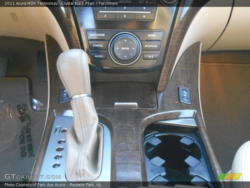 Crystal Black Pearl / Parchment 2011 Acura MDX Technology