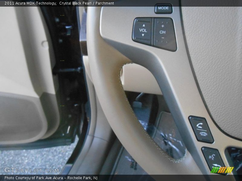 Crystal Black Pearl / Parchment 2011 Acura MDX Technology