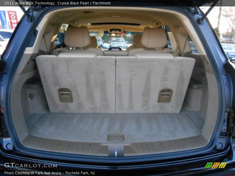 Crystal Black Pearl / Parchment 2011 Acura MDX Technology