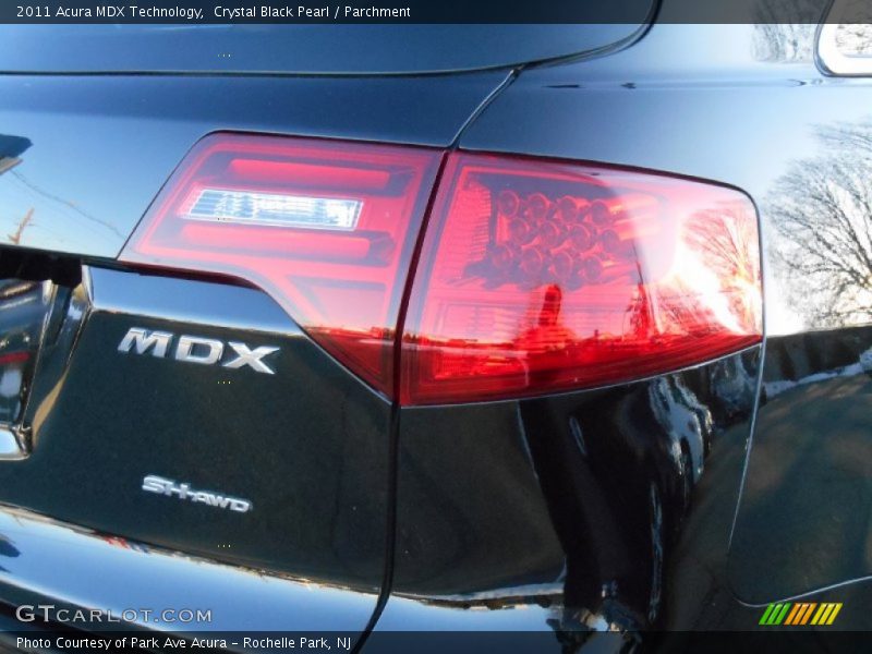 Crystal Black Pearl / Parchment 2011 Acura MDX Technology