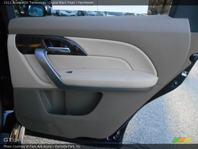 Crystal Black Pearl / Parchment 2011 Acura MDX Technology