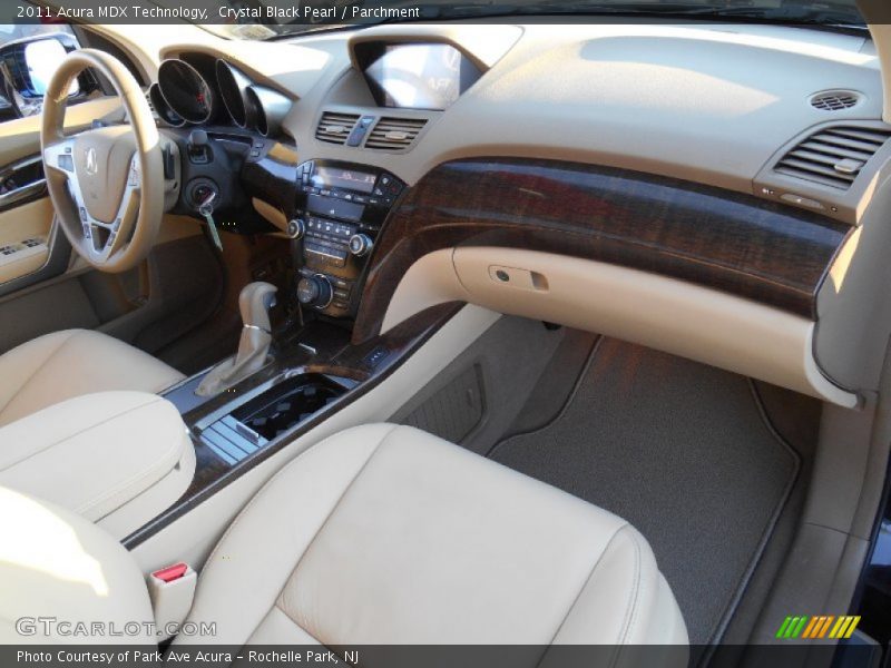 Crystal Black Pearl / Parchment 2011 Acura MDX Technology