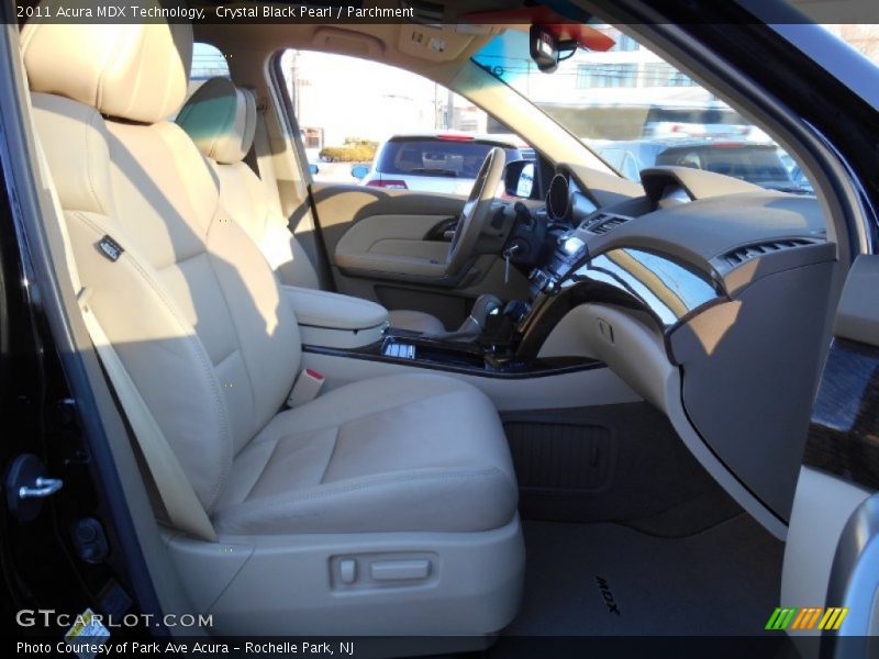 Crystal Black Pearl / Parchment 2011 Acura MDX Technology