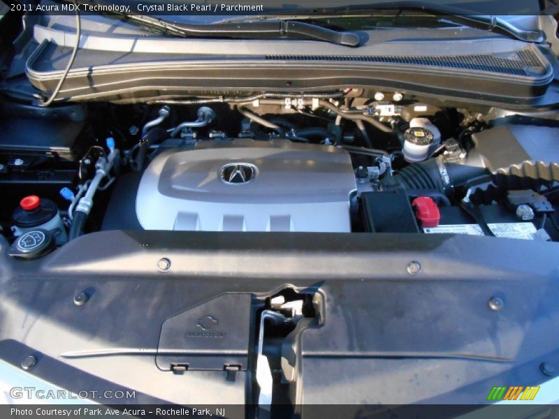 Crystal Black Pearl / Parchment 2011 Acura MDX Technology