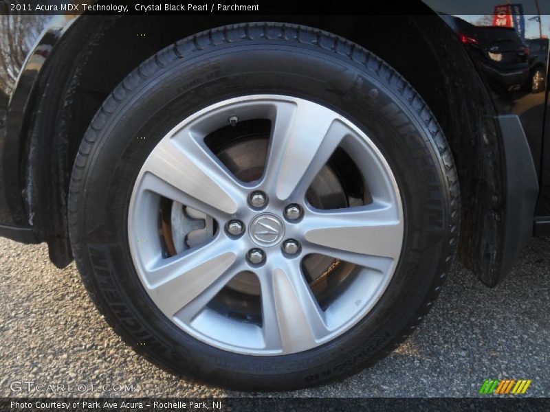 Crystal Black Pearl / Parchment 2011 Acura MDX Technology