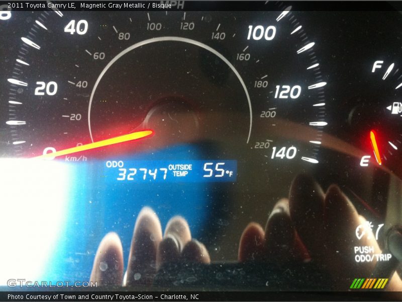 Magnetic Gray Metallic / Bisque 2011 Toyota Camry LE