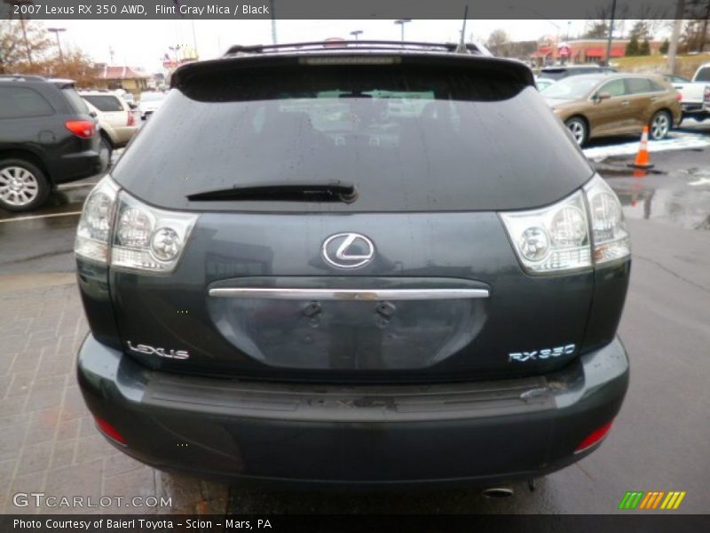Flint Gray Mica / Black 2007 Lexus RX 350 AWD