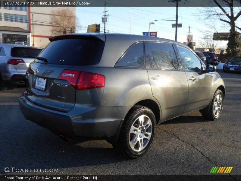 Nimbus Gray Metallic / Ebony 2007 Acura MDX