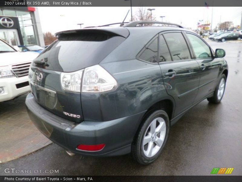 Flint Gray Mica / Black 2007 Lexus RX 350 AWD
