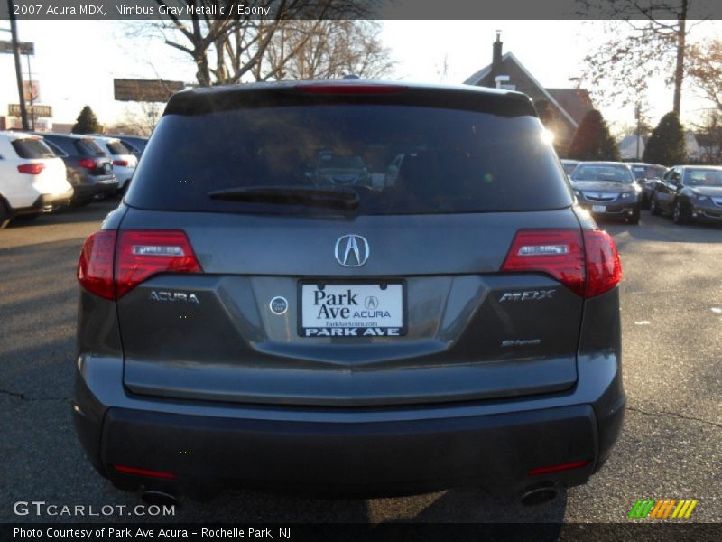 Nimbus Gray Metallic / Ebony 2007 Acura MDX
